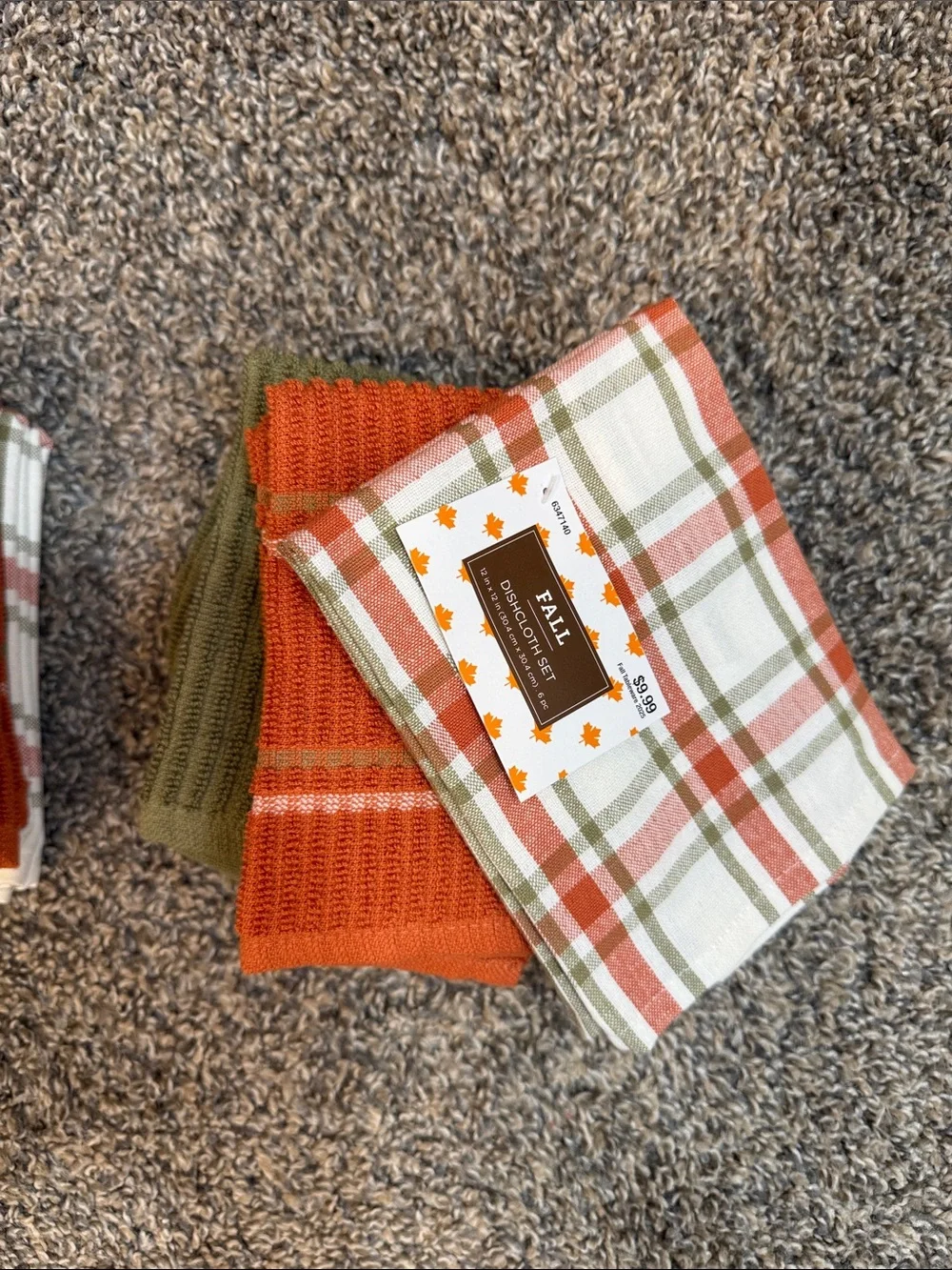 Hobby Lobby Fall Thanksgiving Dishcloth Set